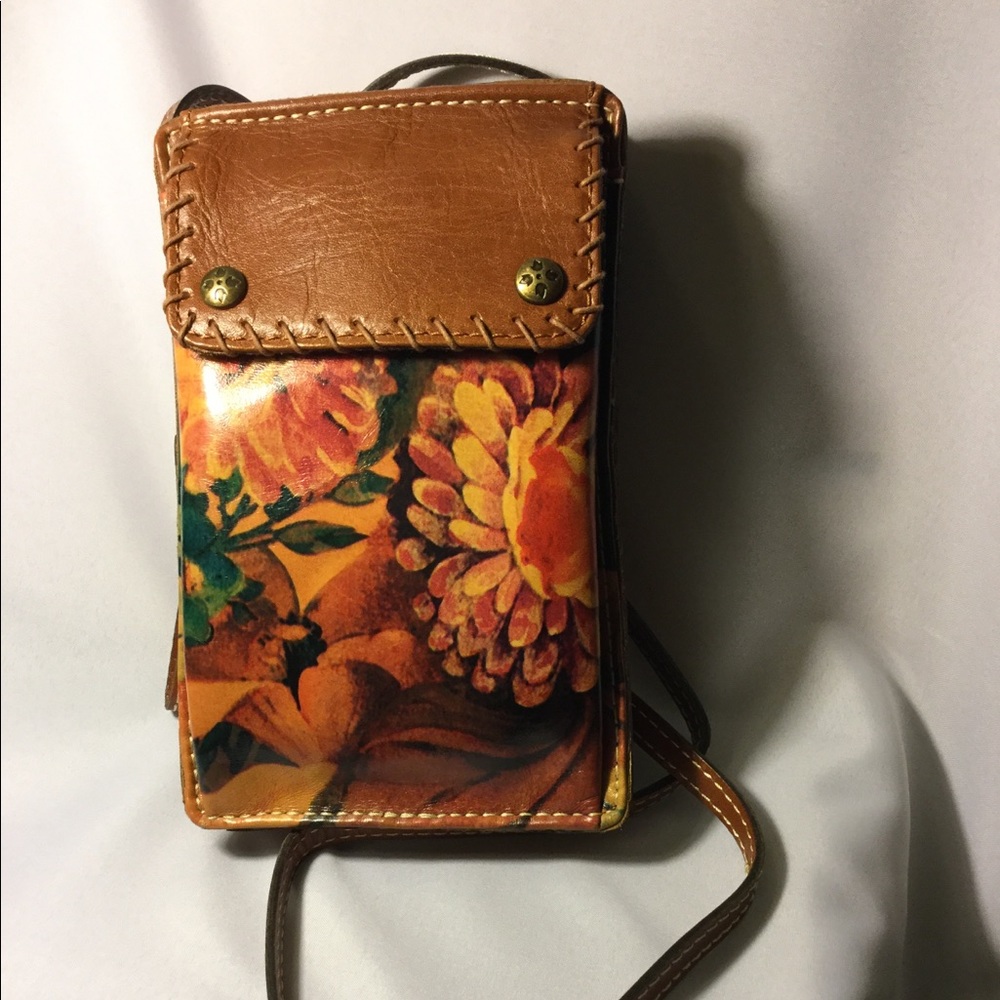 Leather Multicolor Crossbody Purse